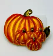 High Quality Gold Enamel Halloween Pumpkin Patch Brooch Pin