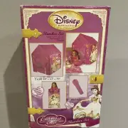Disney Princess 40x43x29 Tent 27x57 Sleeping Bag Flash Light Slumber Set New