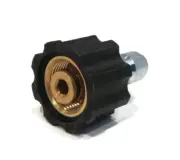 M22 FPT X 3/8" Quick Connect Plug for MTM Hydro 24.0446, 240446 Coupler 4000PSI