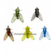 20Pcs Bionic Fly Fishing Bait Dry Flies Bass Fly Fishing Lures Kit Fly Hooks