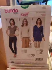 Burda style 6696 sewing pattern uncut shirt