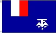 French Southern and Antarctic Lands Flag 3' x 5' - France flags 90 x 150 cm - Banner 3x5 ft - AZ FLAG