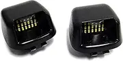 FIQOME 2x LED Licence Number Plate Light White Canbus, for 2008-2020 NP300 Navara D40 Truck Car Number Plate Led Light
