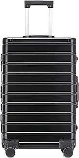 [HSHTTKL] Cabin Luggage Commercial Suitcase Luggage Aluminum Magnesium Alloy Luggage Scratch-Resistant Large Capacity Adjustable Lever Suitcases Travel Carry-Ons