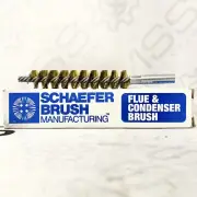 Schaefer Brush 43622 Flue & Condensor Brush 3/4" Dia. Brass Single Spiral 12-24