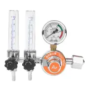 Argon Pressure Regulator Zinc Alloy Double Tube Female Thread G5/8in.