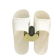 Slipper Rack Wall Mounted,Slipper Wall Mount Storage Holder | Space Saving Storage Organizer, No Drilling Shoe Hooks for Home Organization, Bathroom, Entryway