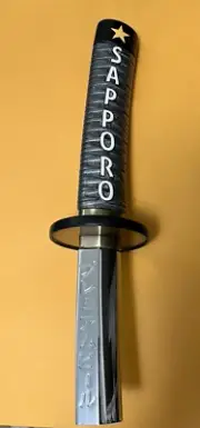 Sapporo Katana. Sword Hatorri Hanzo Beer Tap Handle Wakizashi Daisho Kill Bill