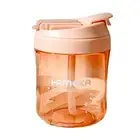 550ml Water Glass Bpa Free Two Ways Drinking Transparent Bubble Tea Cup No Odor