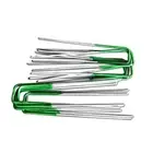 Primeturf Artificial Grass 100pcs Synthetic Pins Fake Lawn Turf Weed Mat Pegs