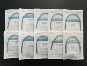 100Packs Dental Orthodontic Stainless Steel Arch Wires Round Arcos Wires Ovoid