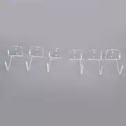 HD Fishing Pole Display Stand Wall Mounted Fishing Rod Holder Bracket Acrylic US