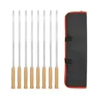 8 Piece Set, Grill Skewers with Storage Bag, Barbecue