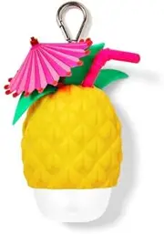[POCKETBAC] Bath Body Works Hand Sanitizer Holder Pineapple Drink, 1 Count (Pack of 1)