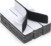 SMASOLO 30pcs Self Adhesive Hook and Loop Strips for Sofa Cushions Strong Adhesive Backing Fastening Tape Versatile Grippers for Carpets Curtains and Lightweight Mounting