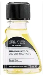 75ml (3221748) 2.5 Fl Oz (Pack of 1) Refined Linseed Oil Winsor & Newton Oils