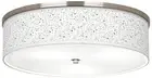 Colored Terrazzo Giclee Nickel 20 1/4" Wide Ceiling Light