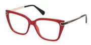 Max & Co. MO5146 069 Women’s Glasses Red Size 54 - Private Health Rebate - Blue Light Block Available
