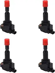 Ignition Coils, Engine Coil Pack, Compatible with Fit 2007‑2008 I4 1.5L, 4 Pieces Ignition Coil Set, Automotive Spark Coil Replacement