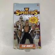 WWE Superstars The Rock Series 5 Retro Wrestling Action Figure WWF Vest Pants