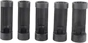 5Pcs Strut Nut Socket Set: 1/2in Drive 18 24mm, Chrome Vanadium Steel Axle Nut Socket Tool for Car Suspension Repair