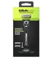Gillette Labs Exfoliating Razor with Magnetic Stand + 2 Blade Refills