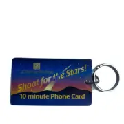 1997 JCPenney Privilege Shoot For The Stars 10 M Collectors Key Chain Phone Card
