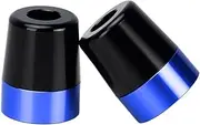 Jiningfushengdianzi Motorcycle Grip Handlebar End Cap Aluminium Alloy Compatible with Kawasaki Ninja 250 300 400 650 Handle Bar Grips End Plugs Accessory