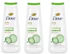 3 PackDove Refreshing Body Wash - Cucumber & Green Tea 20oz Each