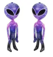 36" Galaxy Alien UFO Inflates (2 Pack Inflate Bundle) Space Birthday Party Set