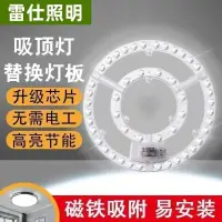 在飛比找蝦皮購物優惠-LED 吸頂燈 LED燈芯雷仕照明led透鏡免打孔磁鐵燈芯燈