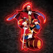 Captain Morgan Rum LED Light Sign Eco friendly bright
