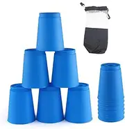 12Pcs Kid Quick Stacking Cups Set Mini Speed Training Game Fun Stacking Cup Fast Paced Game for