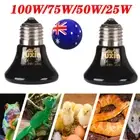 100W Reptile Heat Emitter Infrared Ceramic Heat Lamp Black Emitter Bulb sd