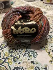 1 NORO Kotori Yarn Ball Skein Wool Cotton Silk Blend Color #8 100g