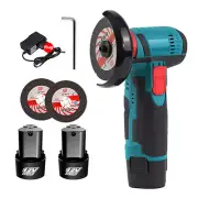 12V 500W Mini Brushless Angle Grinder Rechargeable Cordless Polishing Cutting AU