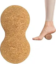 Massage Roller Ball - Cork Yoga Massage Roller for Legs,Muscle Recovery Massage Roller, Exercise Equipment for Back Leg Arm Indoor Sports Stretching