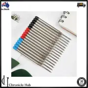 Refills Compatible With Parker Pen Ball Point Refill Black/Blue/Red