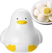 Duck Shaped Quick Microwave Egg Boiler Cooker, 4-Egg Capacity Steamer Poacher Cooker, Cooking Accessories, Consistent Texture, easy to use Aluminum+ PP for Microwave