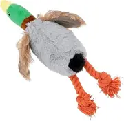 Gatuida Pet Plush Duck with Squeaker Soft and Creative Chew for Dogs for Interactive Play and Fetch Pet Supply for Puppies and Dogs