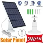 3W Solar Panel for Ring,Blink,Eufycam,Wyze,Reolink Rechargeable Battery Camera