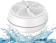 Mini portable USB Washing Machine | Sink Washing Machine Ultrasonic Turbo Washer for Clothes and Dishes. Perfect for Travel, Business, Camping, Home, College, RV, and Apartments