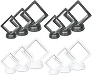 12 Set of Display Cases for Collectibles,Display Box for Medals, Coins, Stamps, Medals, Jewelry Necklaces, Bracelets, Rings
