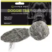 Hyper Pet Doggie Tail Interactive Plush Dog Toys Wiggles Vibrates and Barks S...