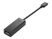 HP External Video Adapter USB-C to DP TAA 6M148AA, USB Type-C to DisplayPort