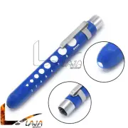 Royal Blue Medical Penlight Pupil Gauge Pocket Inspection Torch With Clip PL-015