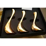 喬治傑生 GEORG JENSEN COBRA 燭臺組 18K金 CANDLEHOLDER SET 3PCS 贈原廠蠟燭