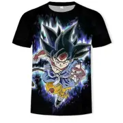 Unbrand Unisex Dragon Ball Printed T-shirts Tee Fashion Casual Short Sleeve Tops Gifts B 3XL