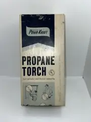 Vintage Wards Powr Kraft Propane Torch #8426155 In Box Made in USA READ DES