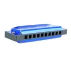Harmonica 10 Hole 20 Tune C Key Professional Standard Mouth Organ With Case GRS